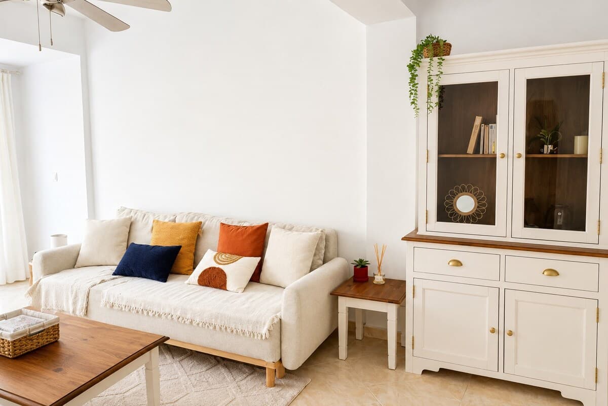 Living room and dresser